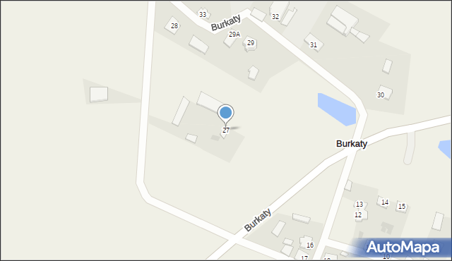 Burkaty, Burkaty, 27, mapa Burkaty