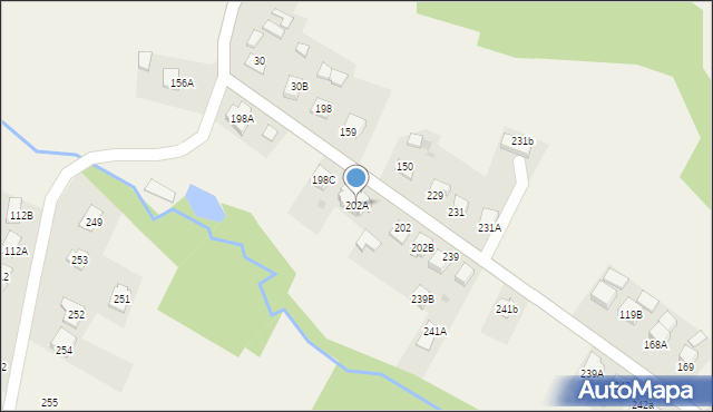 Burzyn, Burzyn, 202c, mapa Burzyn