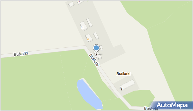 Buślarki, Buślarki, 7, mapa Buślarki