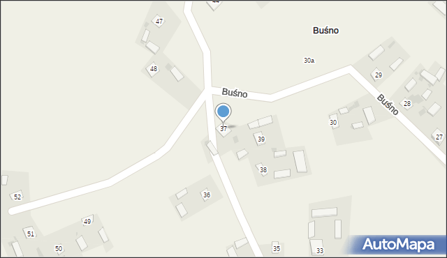 Buśno, Buśno, 37, mapa Buśno