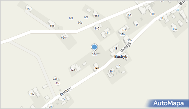 Bustryk, Bustryk, 34a, mapa Bustryk