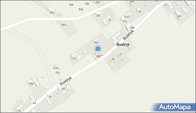 Bustryk, Bustryk, 34b, mapa Bustryk