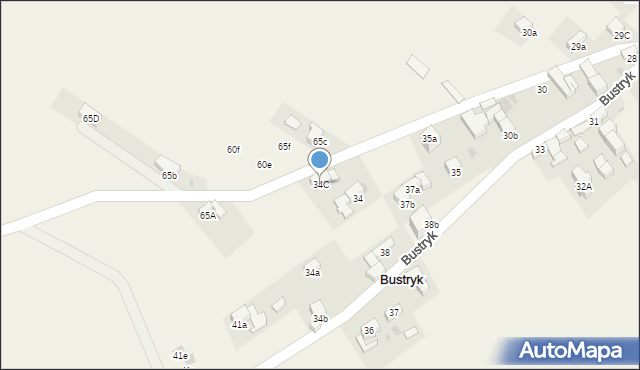 Bustryk, Bustryk, 34C, mapa Bustryk