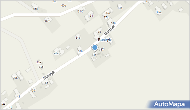 Bustryk, Bustryk, 36, mapa Bustryk