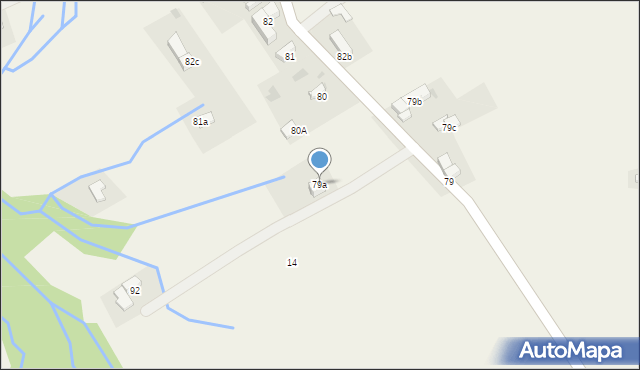 Bustryk, Bustryk, 79a, mapa Bustryk