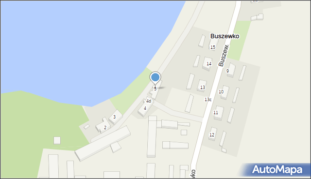 Buszewko, Buszewko, 5, mapa Buszewko