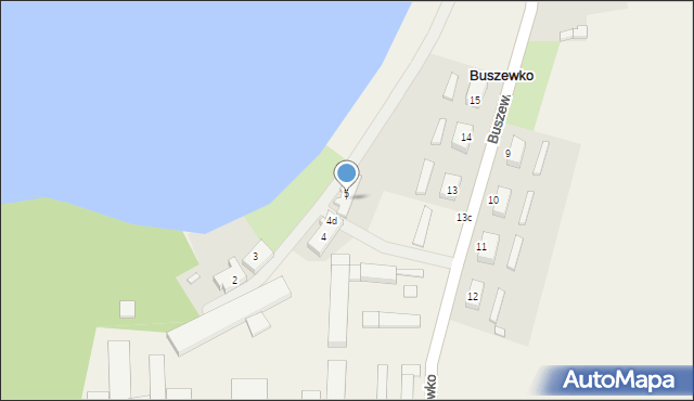 Buszewko, Buszewko, 5b, mapa Buszewko