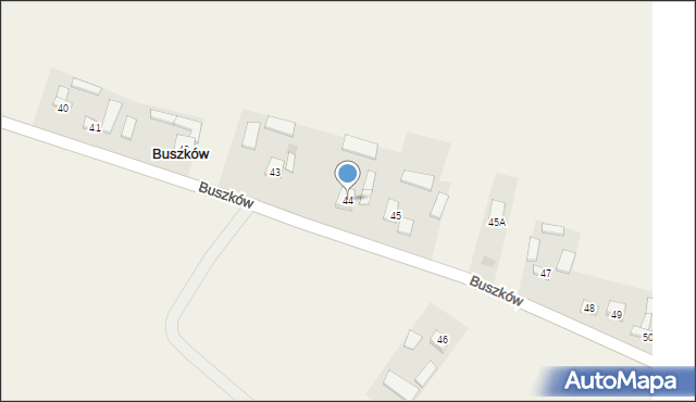 Buszków, Buszków, 44, mapa Buszków