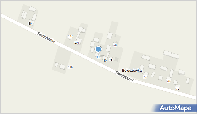 Buszków, Buszków, 81, mapa Buszków