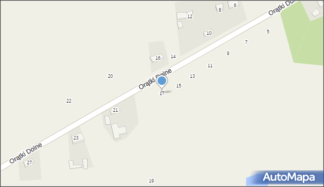 Buszków Dolny, Buszków Dolny, 17, mapa Buszków Dolny