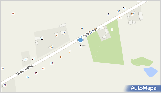 Buszków Dolny, Buszków Dolny, 5, mapa Buszków Dolny