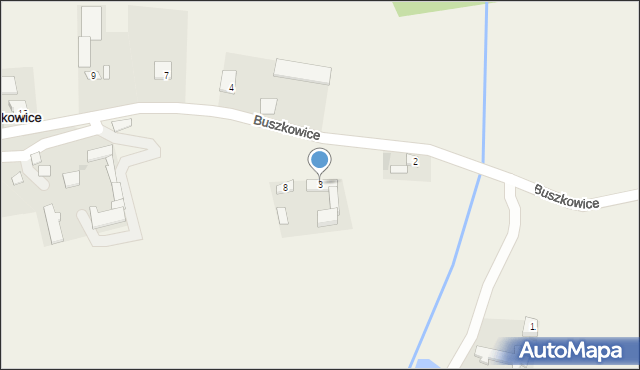 Buszkowice, Buszkowice, 3, mapa Buszkowice