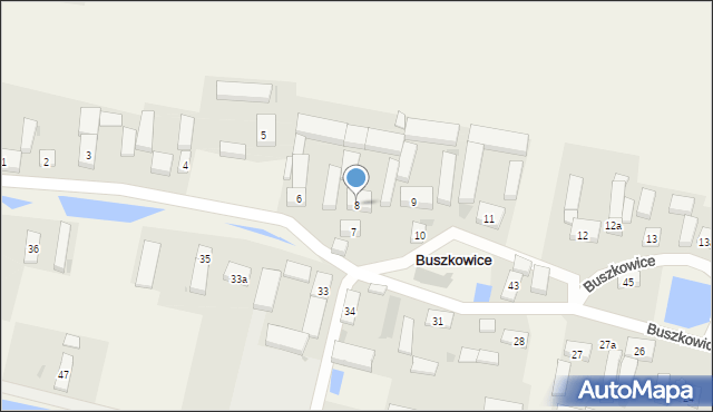 Buszkowice, Buszkowice, 8, mapa Buszkowice