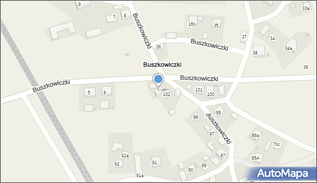 Buszkowiczki, Buszkowiczki, 103, mapa Buszkowiczki