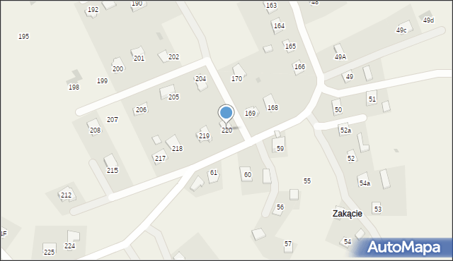 Buszkowiczki, Buszkowiczki, 220, mapa Buszkowiczki