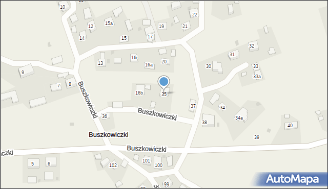Buszkowiczki, Buszkowiczki, 35, mapa Buszkowiczki