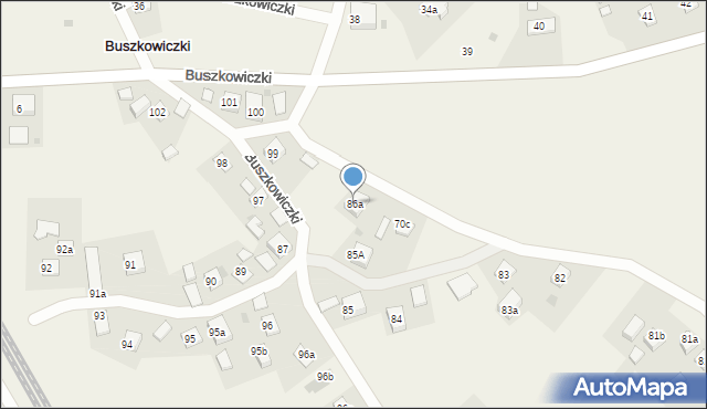 Buszkowiczki, Buszkowiczki, 86a, mapa Buszkowiczki