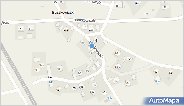 Buszkowiczki, Buszkowiczki, 97, mapa Buszkowiczki