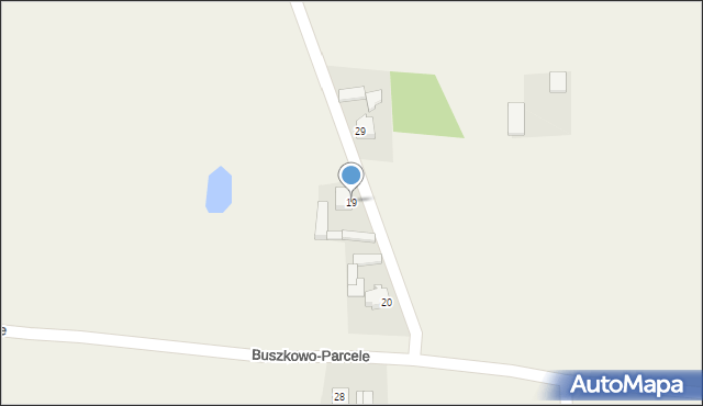 Buszkowo, Buszkowo, 19, mapa Buszkowo
