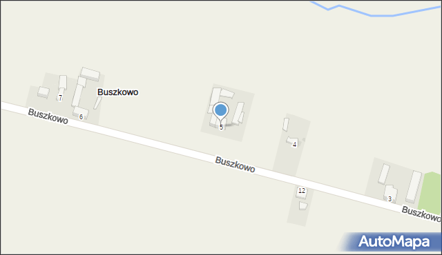 Buszkowo, Buszkowo, 5, mapa Buszkowo