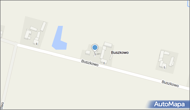 Buszkowo, Buszkowo, 7, mapa Buszkowo