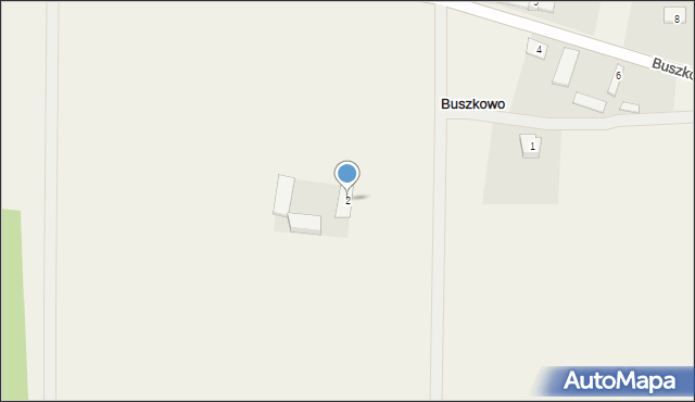 Buszkowo, Buszkowo, 2, mapa Buszkowo