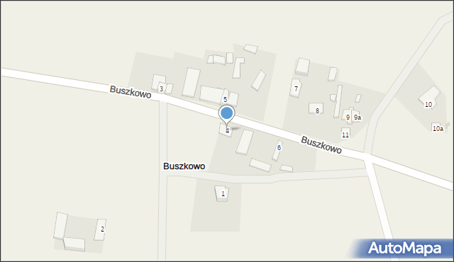 Buszkowo, Buszkowo, 4, mapa Buszkowo