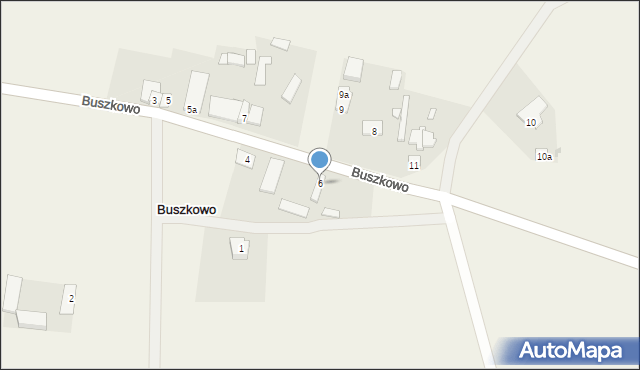 Buszkowo, Buszkowo, 6, mapa Buszkowo