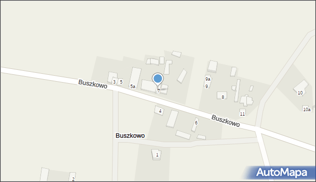 Buszkowo, Buszkowo, 7, mapa Buszkowo