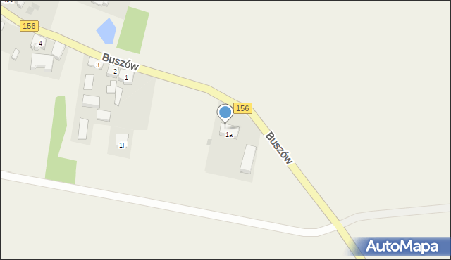 Buszów, Buszów, 1b, mapa Buszów