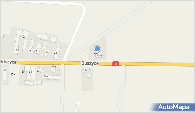 Buszyce, Buszyce, 29a, mapa Buszyce