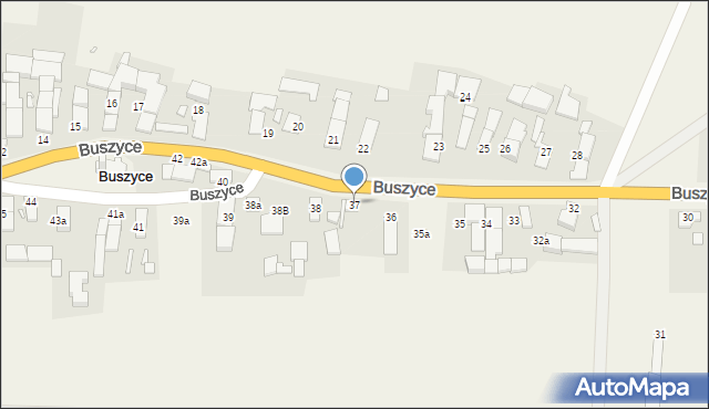 Buszyce, Buszyce, 37, mapa Buszyce