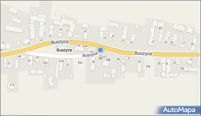 Buszyce, Buszyce, 38a, mapa Buszyce