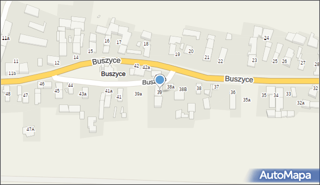 Buszyce, Buszyce, 39, mapa Buszyce