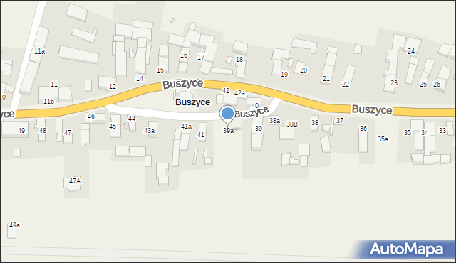 Buszyce, Buszyce, 39a, mapa Buszyce