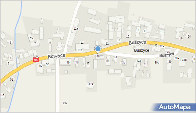 Buszyce, Buszyce, 46, mapa Buszyce