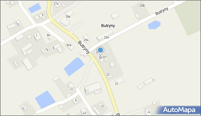 Butryny, Butryny, 24, mapa Butryny