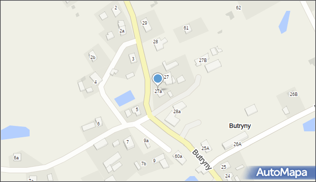 Butryny, Butryny, 27a, mapa Butryny