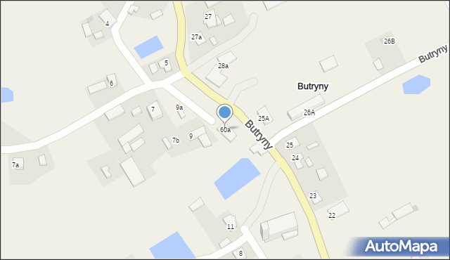 Butryny, Butryny, 60a, mapa Butryny