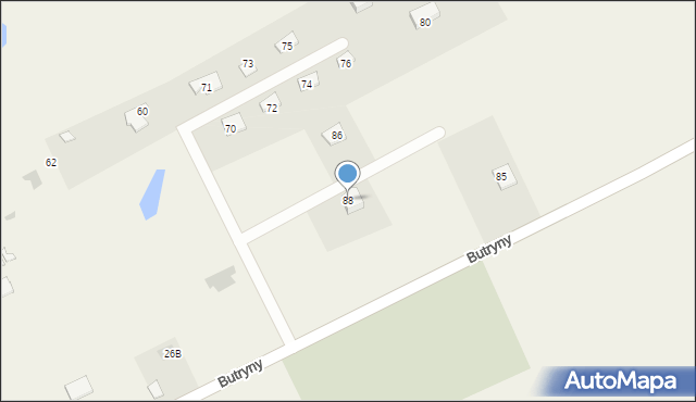 Butryny, Butryny, 88, mapa Butryny