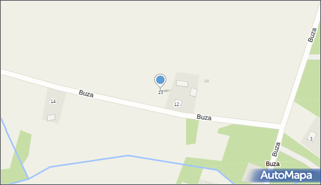 Buza, Buza, 13, mapa Buza