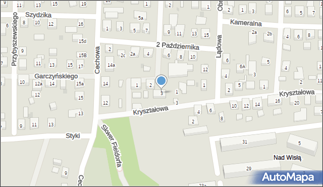 Bydgoszcz, Bursztynowa, 3, mapa Bydgoszczy
