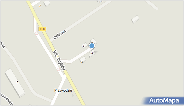 Choszczno, Bukowa, 4, mapa Choszczno