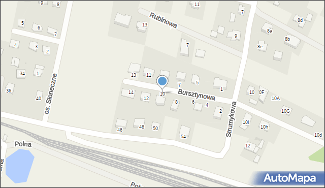 Czernikowo, Bursztynowa, 10, mapa Czernikowo