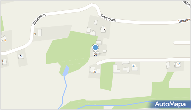 Frydrychowice, Bukowa, 26, mapa Frydrychowice