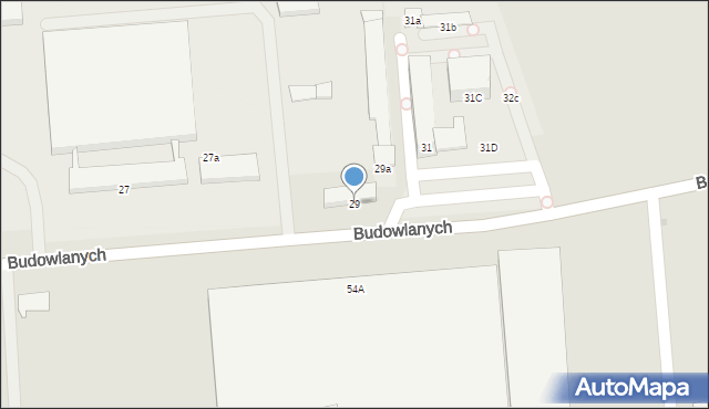 Gdańsk, Budowlanych, 29, mapa Gdańska