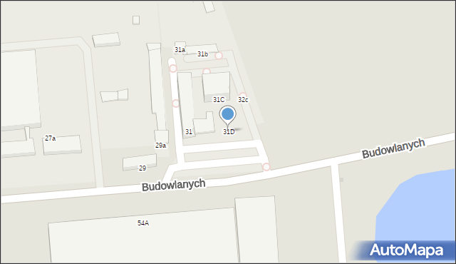 Gdańsk, Budowlanych, 31D, mapa Gdańska