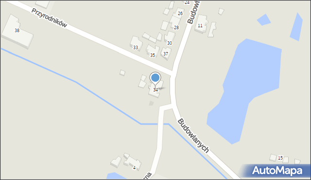 Gdańsk, Budowlanych, 34, mapa Gdańska