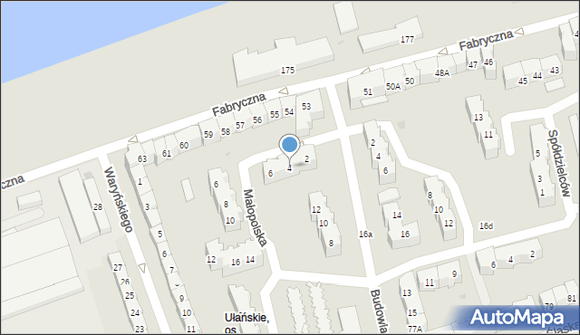 Gorzów Wielkopolski, Budowlanych, 4, mapa Gorzów Wielkopolski