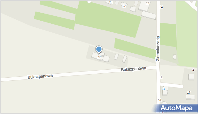 Iwiny, Bukszpanowa, 27, mapa Iwiny